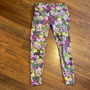 Floral Lululemon pants